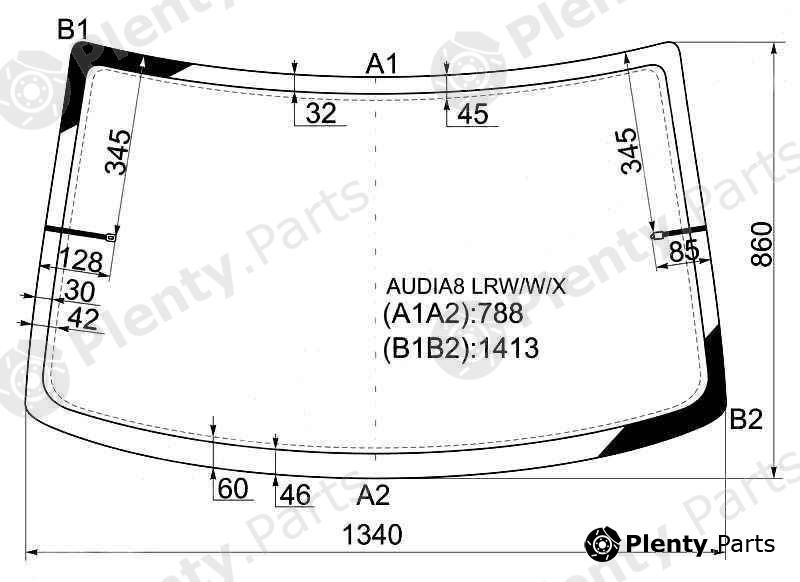  XYG part AUDIA8LRW/W/X (AUDIA8LRWWX) Replacement part