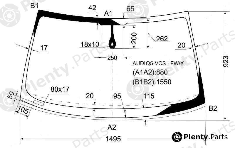  XYG part AUDIQ5-VCSLFW/X (AUDIQ5VCSLFWX) Replacement part