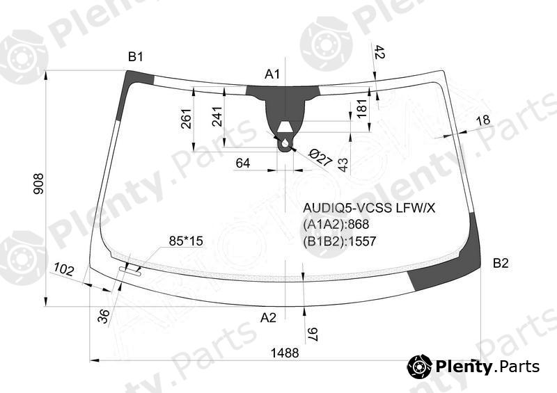  XYG part AUDIQ5-VCSSLFW/X (AUDIQ5VCSSLFWX) Replacement part