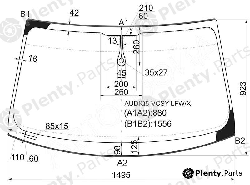  XYG part AUDIQ5-VCSYLFW/X (AUDIQ5VCSYLFWX) Replacement part