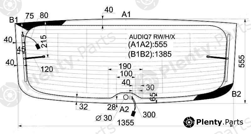  XYG part AUDIQ7RW/H/X (AUDIQ7RWHX) Replacement part