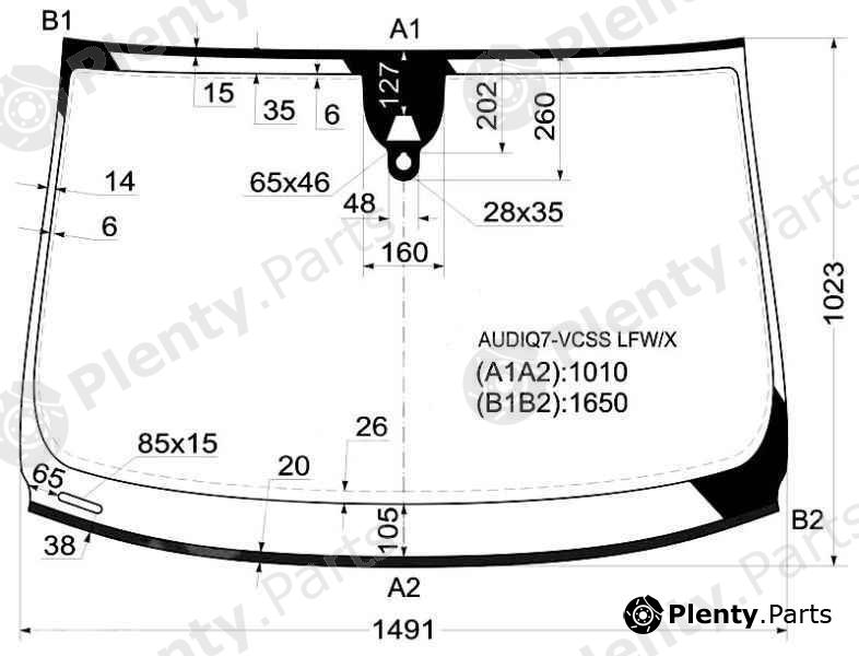  XYG part AUDIQ7-VCSSLFW/X (AUDIQ7VCSSLFWX) Replacement part