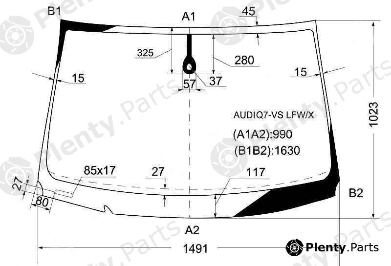  XYG part AUDIQ7-VSLFW/X (AUDIQ7VSLFWX) Replacement part