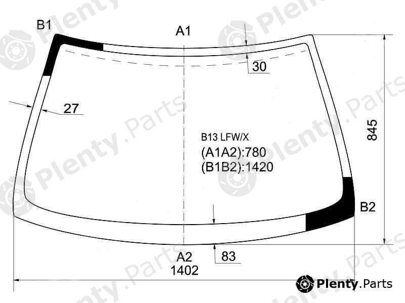  XYG part B13LFW/X (B13LFWX) Replacement part