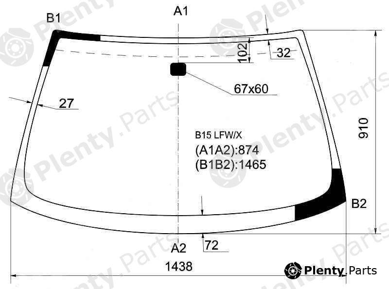  XYG part B15LFW/X (B15LFWX) Replacement part