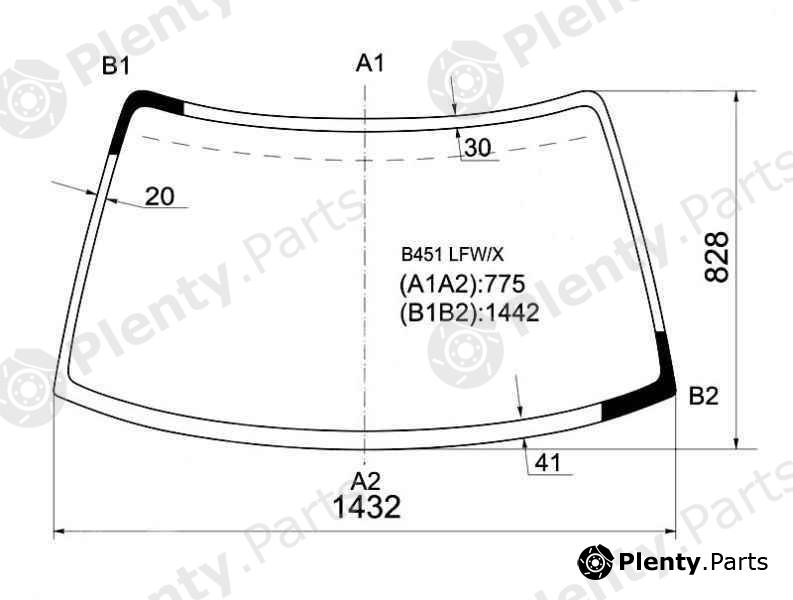  XYG part B451LFW/X (B451LFWX) Replacement part