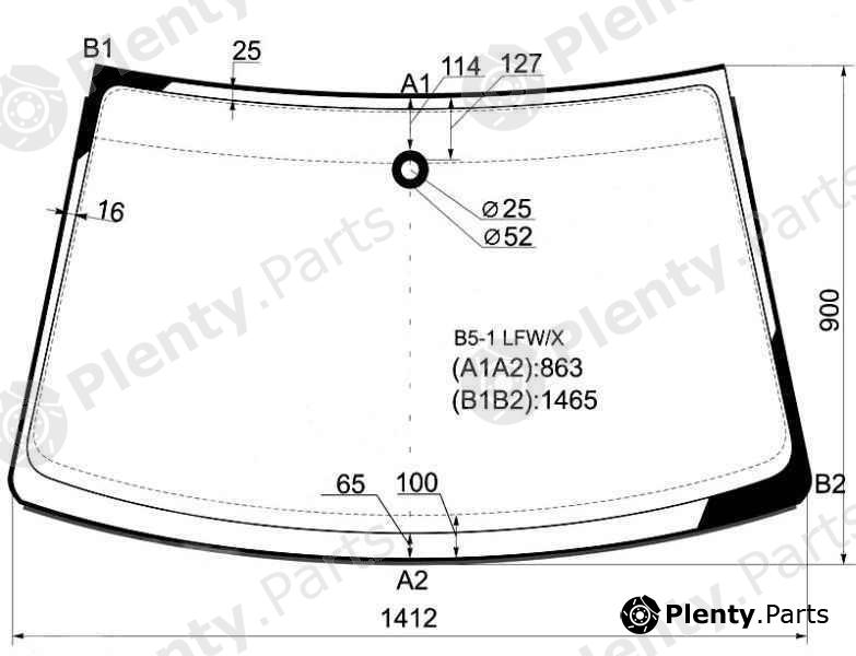  XYG part B5-1LFW/X (B51LFWX) Replacement part