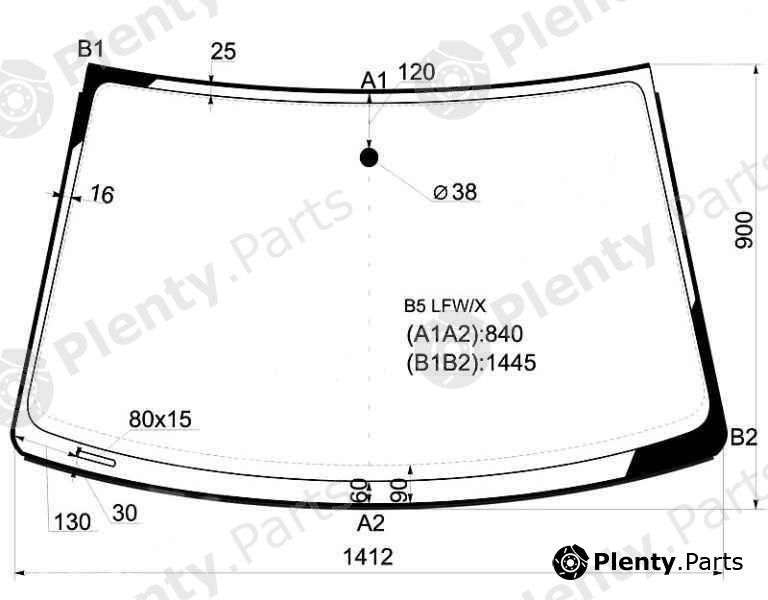  XYG part B5LFW/X (B5LFWX) Replacement part