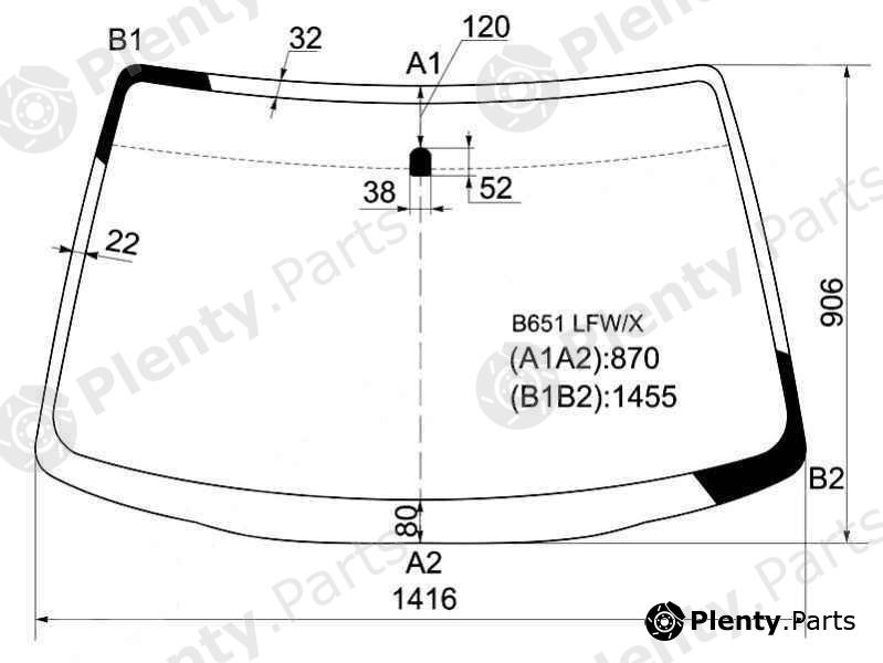  XYG part B651LFW/X (B651LFWX) Replacement part