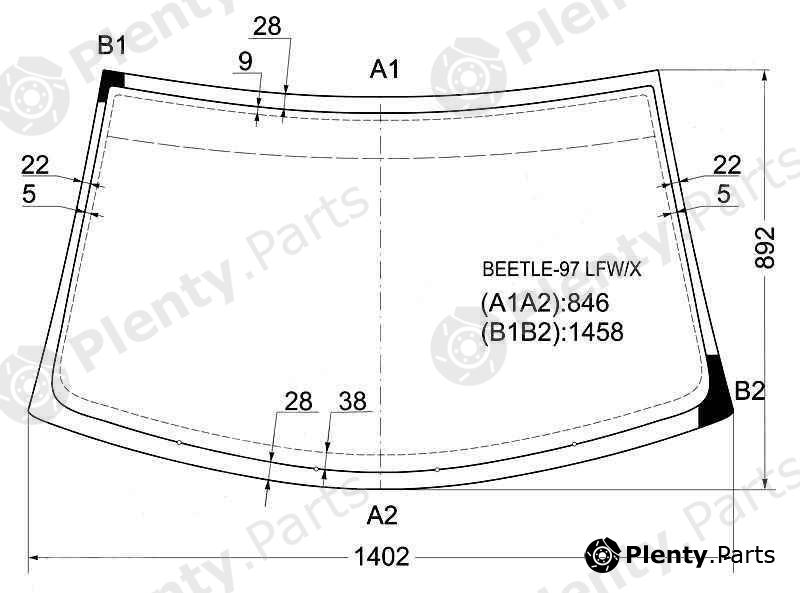  XYG part BEETLE-97LFW/X (BEETLE97LFWX) Replacement part