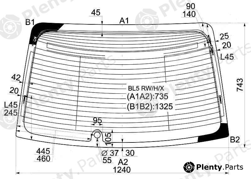  XYG part BL5RW/H/X (BL5RWHX) Replacement part