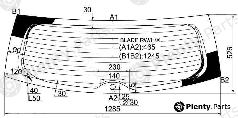  XYG part BLADERW/H/X (BLADERWHX) Replacement part