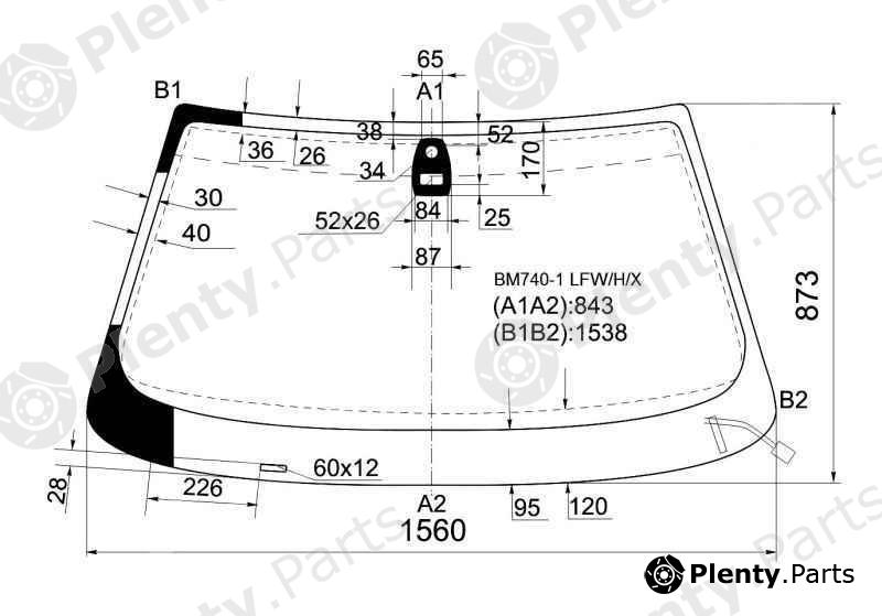  XYG part BM740-1LFW/W/X (BM7401LFWWX) Replacement part