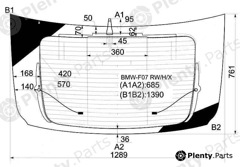  XYG part BMW-F07RW/H/X (BMWF07RWHX) Replacement part
