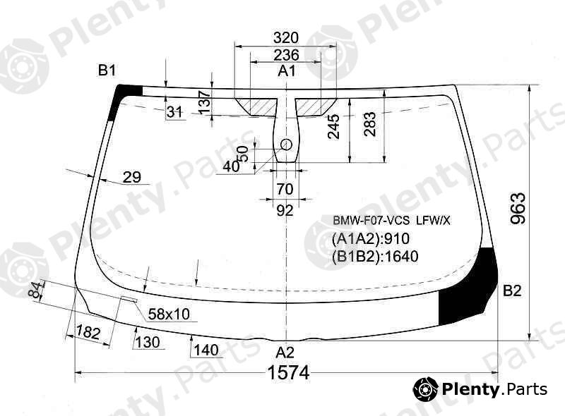  XYG part BMW-F07-VCSLFW/X (BMWF07VCSLFWX) Replacement part