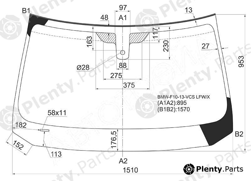  XYG part BMW-F10-13-VCSLFW/X (BMWF1013VCSLFWX) Replacement part