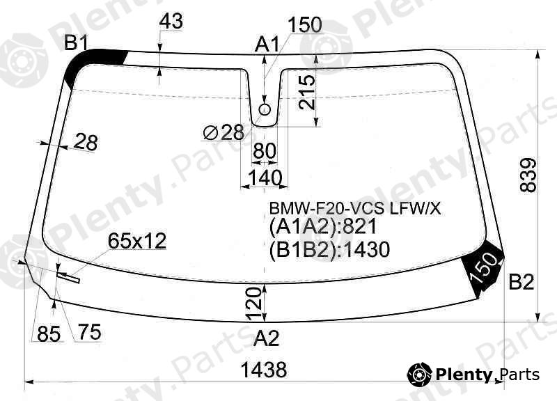  XYG part BMW-F20-VCSLFW/X (BMWF20VCSLFWX) Replacement part