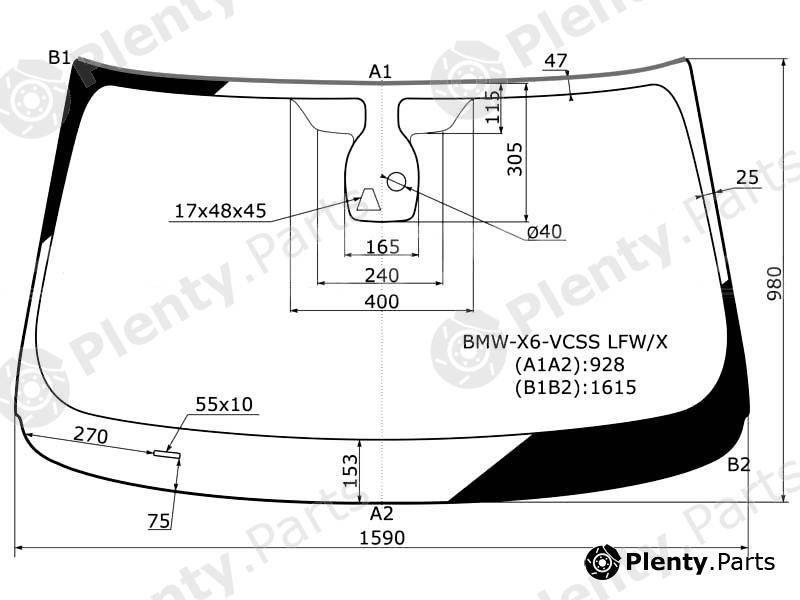 XYG part BMW-X6-VCSSLFW/X (BMWX6VCSSLFWX) Replacement part
