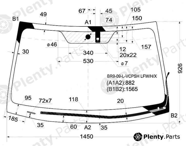  XYG part BR9-09-L-VCPSHLFW/H/X (BR909LVCPSHLFWHX) Replacement part
