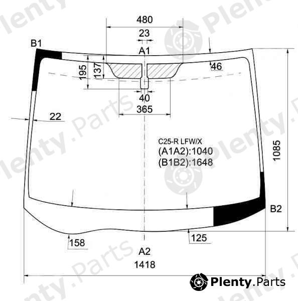  XYG part C25-RLFW/X (C25RLFWX) Replacement part