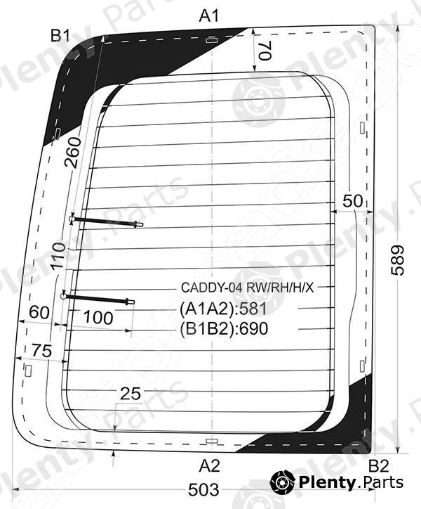  XYG part CADDY-04RW/RH/H/X (CADDY04RWRHHX) Replacement part