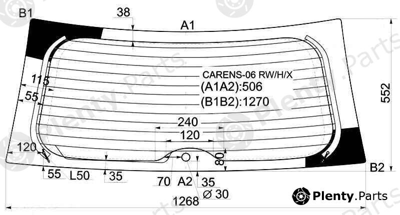  XYG part CARENS-06RW/H/X (CARENS06RWHX) Replacement part