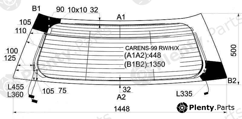  XYG part CARENS-99RW/H/X (CARENS99RWHX) Replacement part