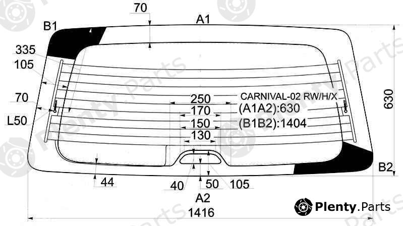  XYG part CARNIVAL-02RW/H/X (CARNIVAL02RWHX) Replacement part