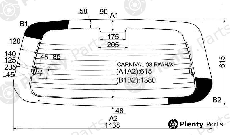  XYG part CARNIVAL-98RW/H/X (CARNIVAL98RWHX) Replacement part
