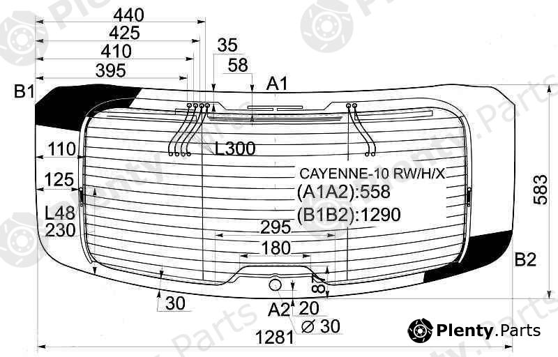  XYG part CAYENNE-10RW/H/X (CAYENNE10RWHX) Replacement part
