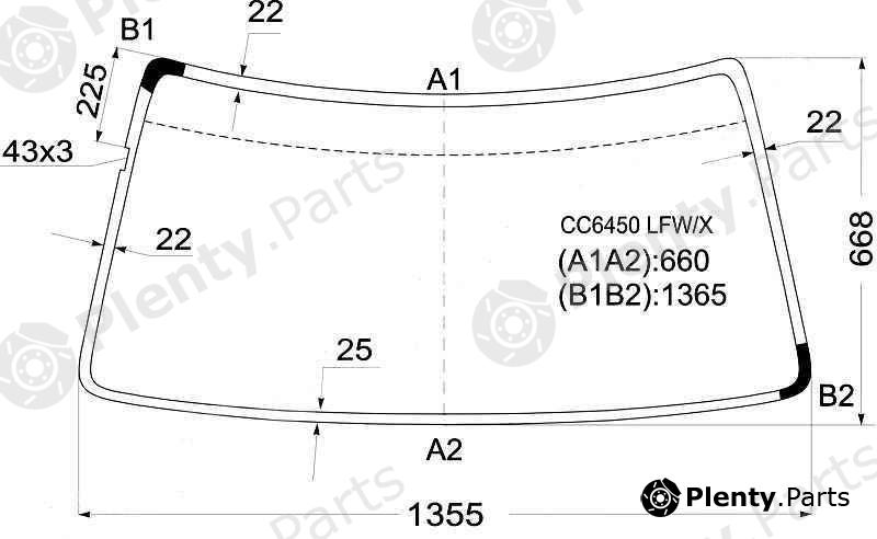  XYG part CC6450LFW/X (CC6450LFWX) Replacement part