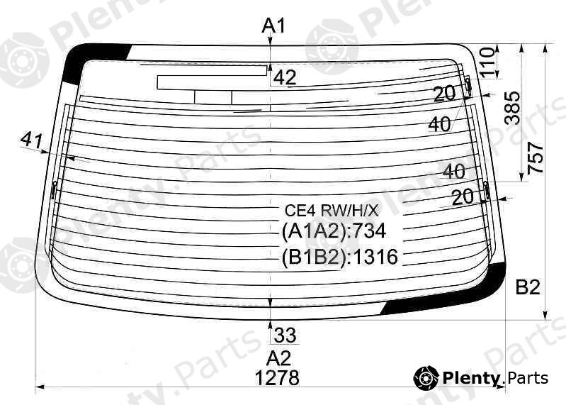 XYG part CE4RW/H/X (CE4RWHX) Replacement part