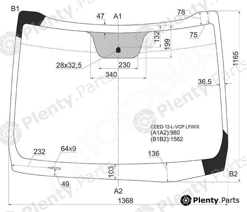  XYG part CEED-12-L-VCPLFW/X (CEED12LVCPLFWX) Replacement part