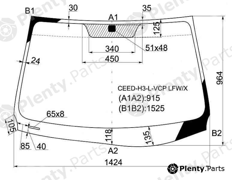  XYG part CEED-H3-L-VCPLFW/X (CEEDH3LVCPLFWX) Replacement part