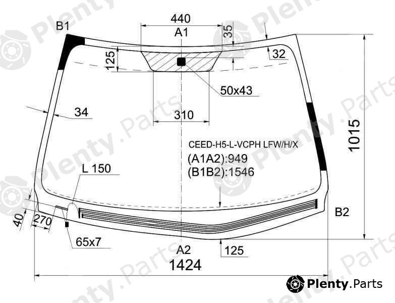  XYG part CEED-H5-L-VCPHLFW/H/X (CEEDH5LVCPHLFWHX) Replacement part