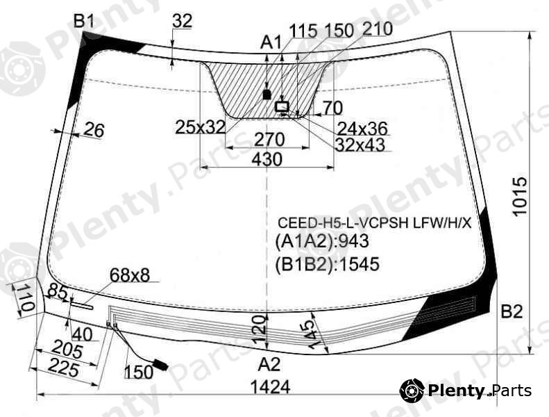  XYG part CEED-H5-L-VCPSHLFW/H/X (CEEDH5LVCPSHLFWHX) Replacement part