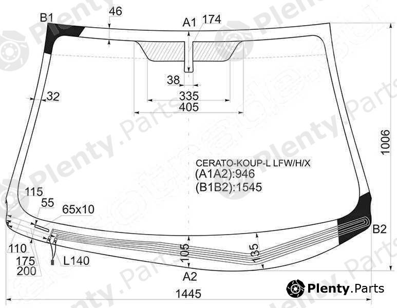  XYG part CERATO-KOUP-LLFW/H/X (CERATOKOUPLLFWHX) Replacement part