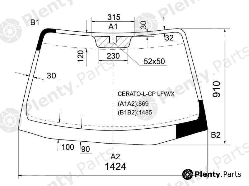  XYG part CERATO-L-CPLFW/X (CERATOLCPLFWX) Replacement part