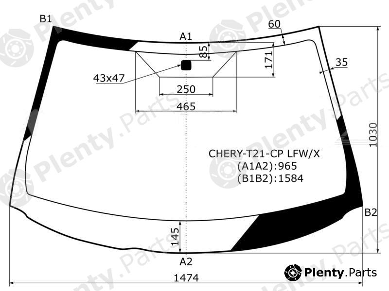  XYG part CHERY-T21-CPLFW/X (CHERYT21CPLFWX) Replacement part