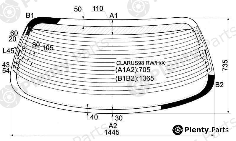  XYG part CLARUS98RW/H/X (CLARUS98RWHX) Replacement part
