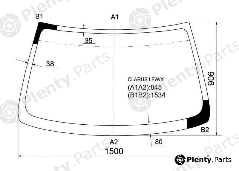  XYG part CLARUSLFW/X (CLARUSLFWX) Replacement part