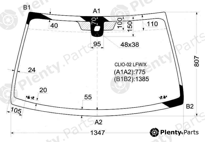  XYG part CLIO-02LFW/X (CLIO02LFWX) Replacement part