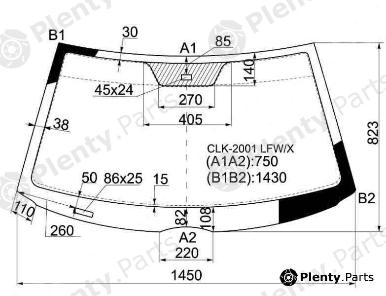  XYG part CLK-2001LFW/X (CLK2001LFWX) Replacement part