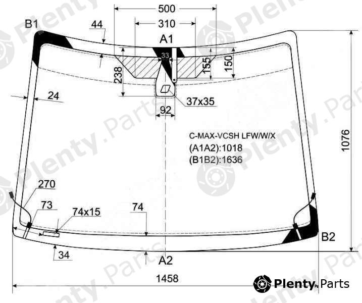  XYG part C-MAX-VCSHLFW/W/X (CMAXVCSHLFWWX) Replacement part