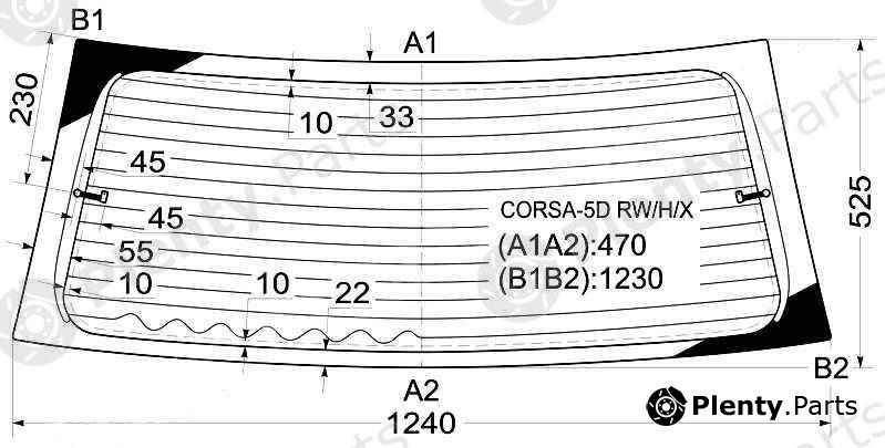  XYG part CORSA-5DRW/H/X (CORSA5DRWHX) Replacement part