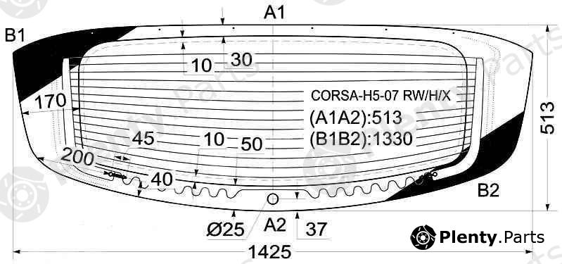  XYG part CORSA-H5-07RW/H/X (CORSAH507RWHX) Replacement part