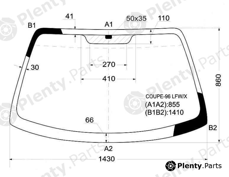  XYG part COUPE-96LFW/X (COUPE96LFWX) Replacement part