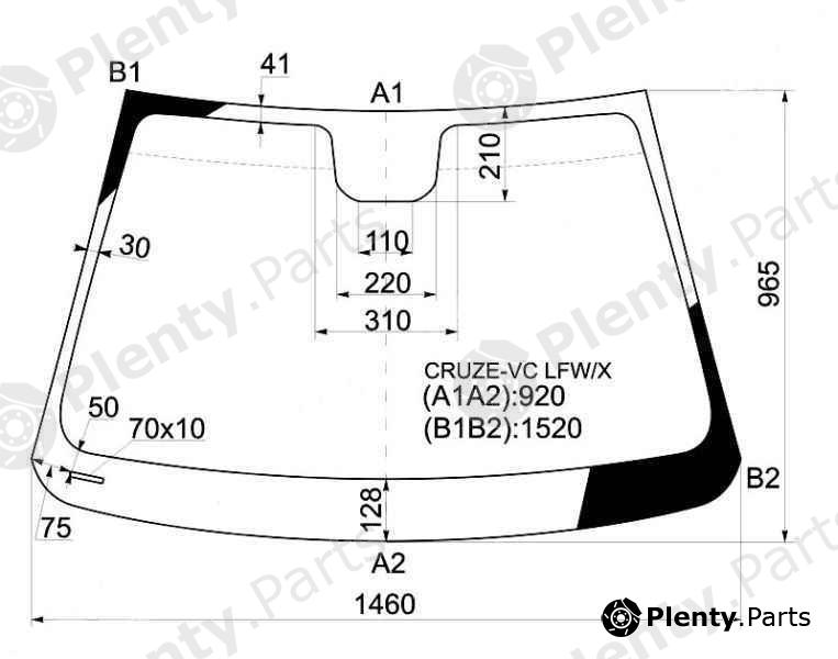  XYG part CRUZE-VCLFW/X (CRUZEVCLFWX) Replacement part