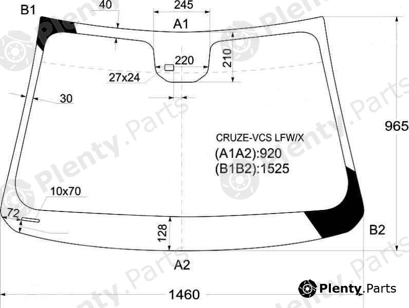  XYG part CRUZE-VCSLFW/X (CRUZEVCSLFWX) Replacement part