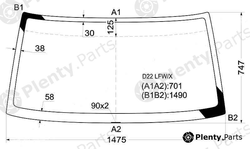  XYG part D22LFW/X (D22LFWX) Replacement part